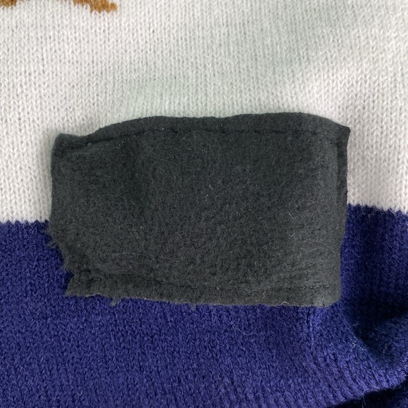 Blue Christmas Snowman Light Up Knit Beanie - Picture 7 of 13